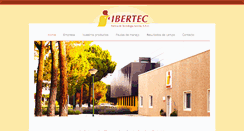 Desktop Screenshot of ibertec.es