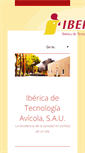 Mobile Screenshot of ibertec.es